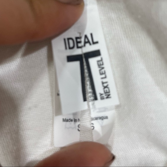 white graphic tee - Picture 3 of 3